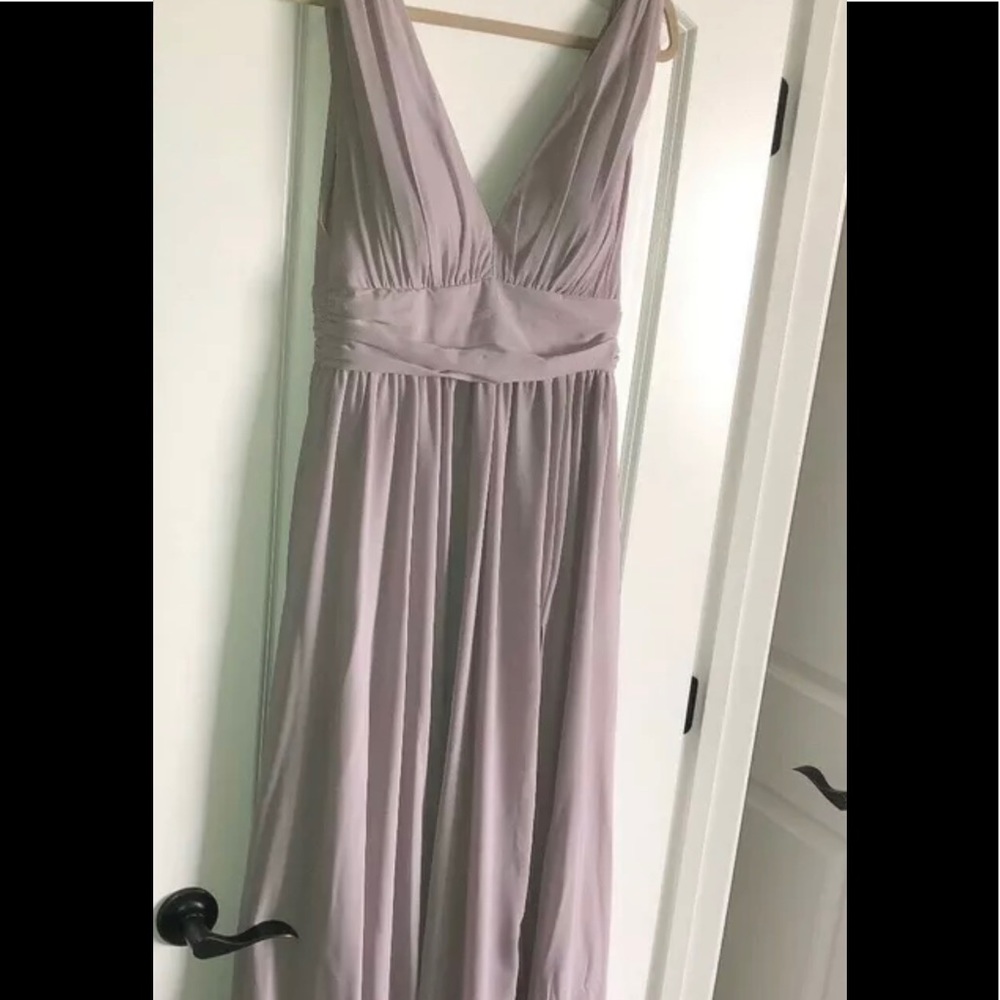 Bridesmaid dress Lulus Chiffon gown